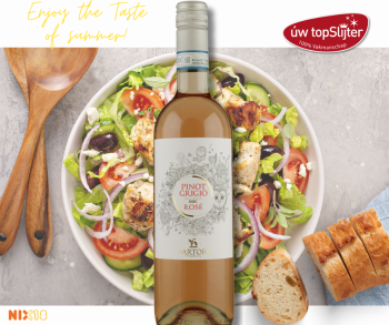 Mediterrane salade - Sartori Pinot Grigio Rosé - Gerecht - uw topSlijter