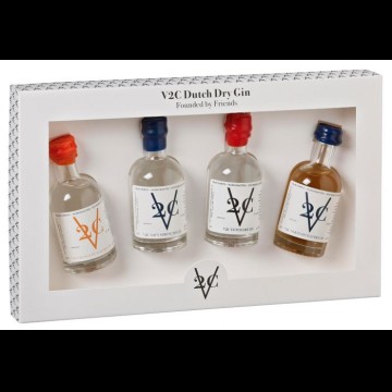 V2C Dutch Dry Gin Tasting Box 4x5cl