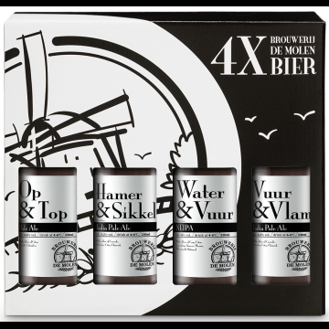 De Molen Giftpack 4 x 33cl