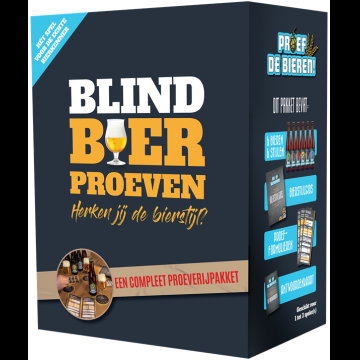 Blind Bierproeven 6 x 33 cl + Proeverijcursus