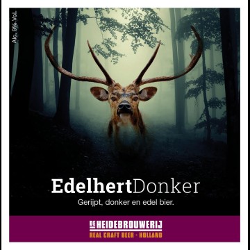 Heidebrouwerij Edelhert Donker
